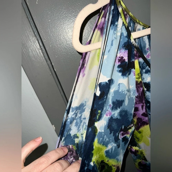 BARANDA multi colored cold should 3/4 blouse! - Picture 3 of 6